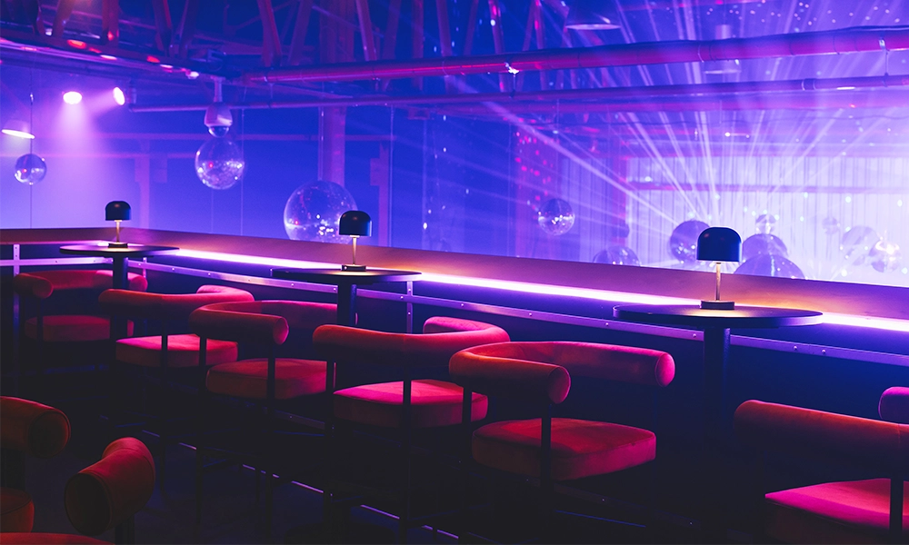 The VIP lounge at Troubadour Wembley Park Theatre - image by Troubadour
