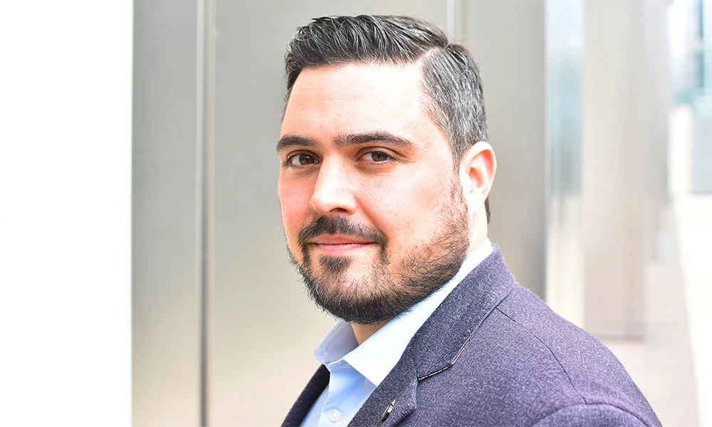 London Blockchain Conference director Alex Stein - image by Jon Massey / Wharf Life