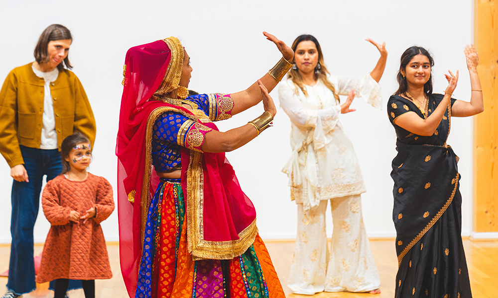 Visitors are encouraged to participate in a Group Traditional Dance to mark Diwali - image supplied by Knight Dragon