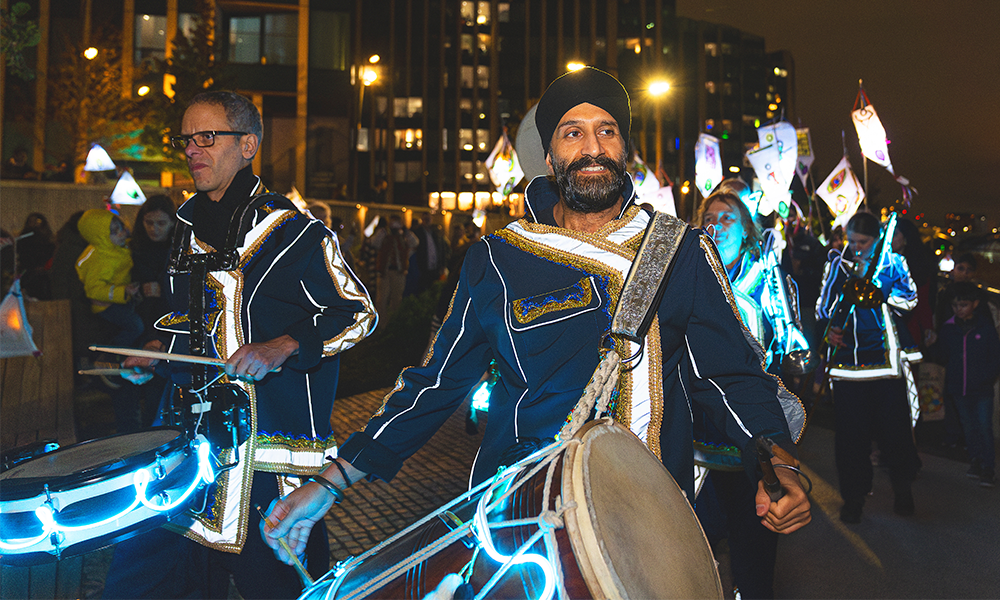The celebrations will include a vibrant procession with Dhol drummers - image supplied by Knight Dragon