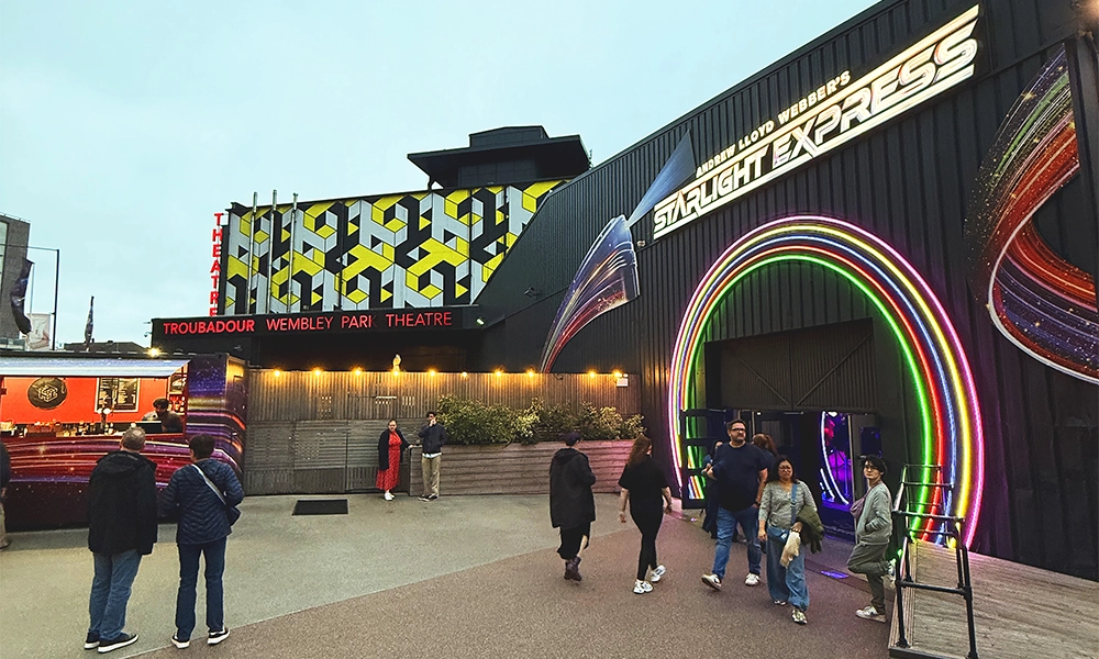 Troubadour Wembley Park Theatre is currently hosting Starlight Express - image by Jon Massey / Wharf Life