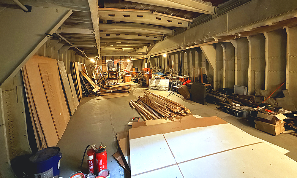 Her hold is big enough for a vast, flexible arts space - image by Jon Massey / Wharf Life