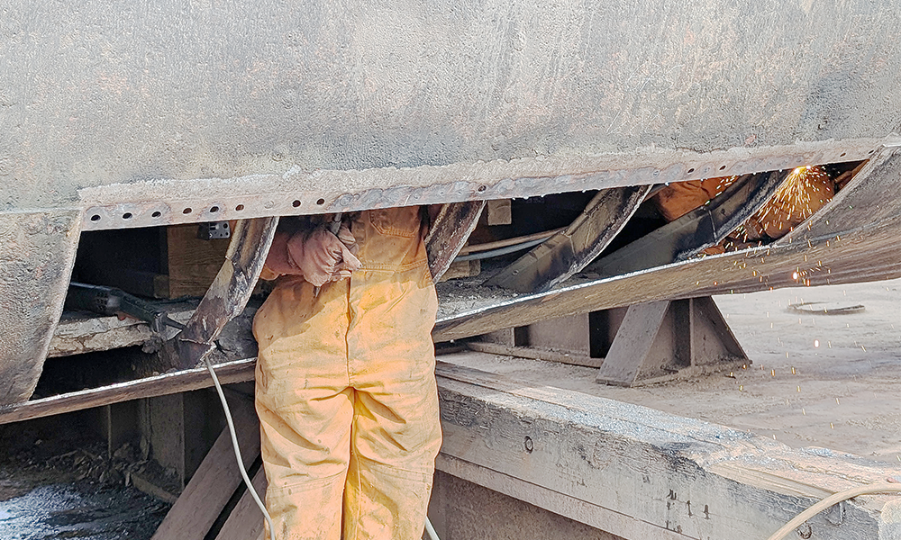 She's expected to come to east London by Christmas - image by Artship