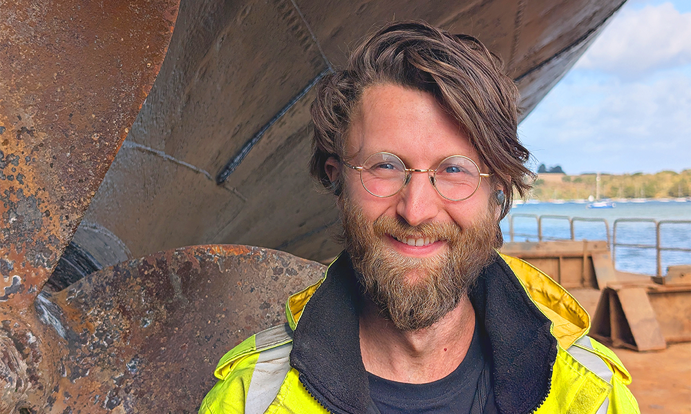 Inigo Lapwood, founding director of Artship and Theatreship - image by Artship