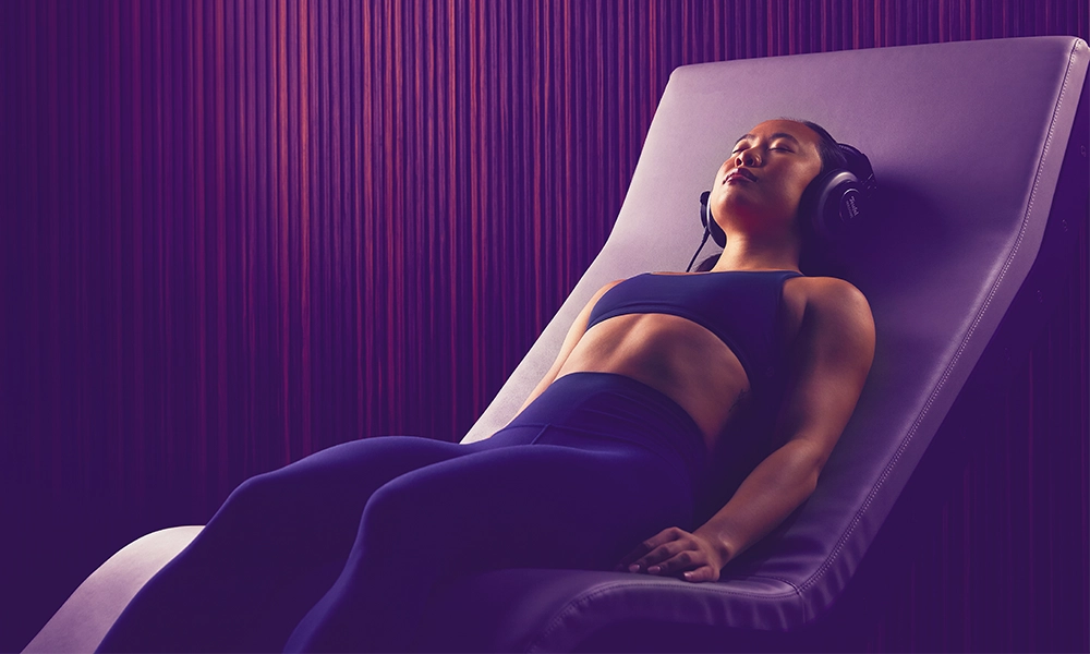 Third Space Recovery Spa boasts a Vibro-Acoustic Bed to aid relaxation and sleep - image supplied by Third Space