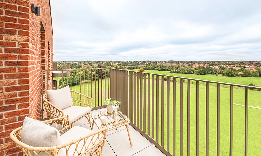 The show home looks out over Lampton Park - image supplied by The Hill Group