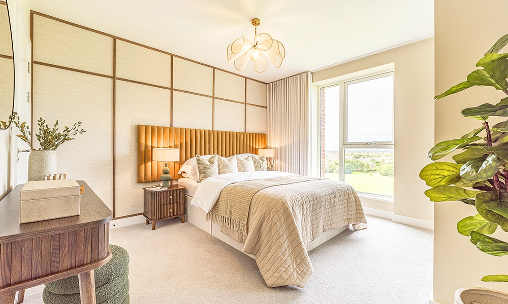 The apartment features two bedrooms - image supplied by The Hill Group