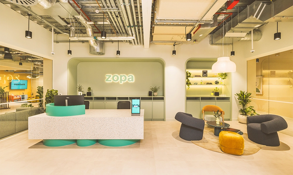 Challenger bank Zopa has moved into new offices at 20 Water Street in Canary Wharf's Wood Wharf - image supplied by Zopa
