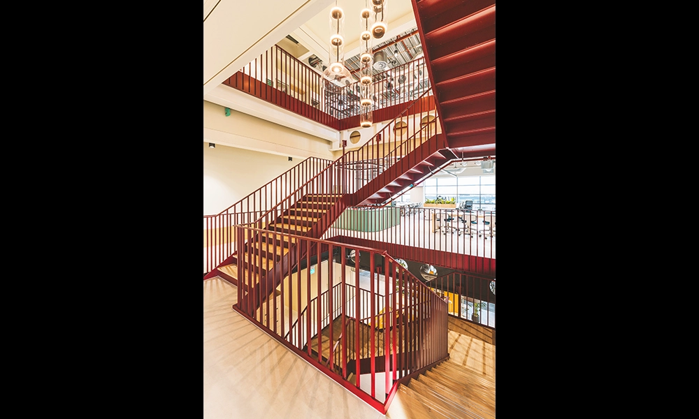 Zopa's floors are connected by an internal stairwell - image supplied by Zopa