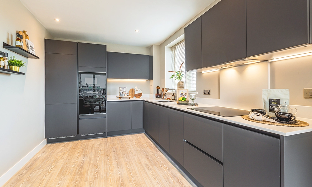Properties come with full fitted kitchens - image supplied by The Hill Group