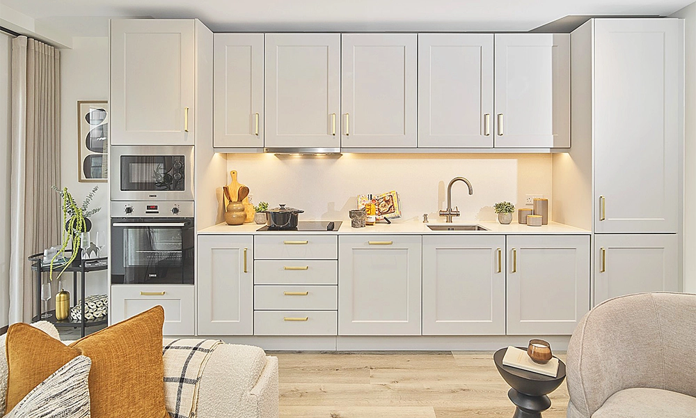 A show home interior at Abbey Quay - image supplied by Weston Homes