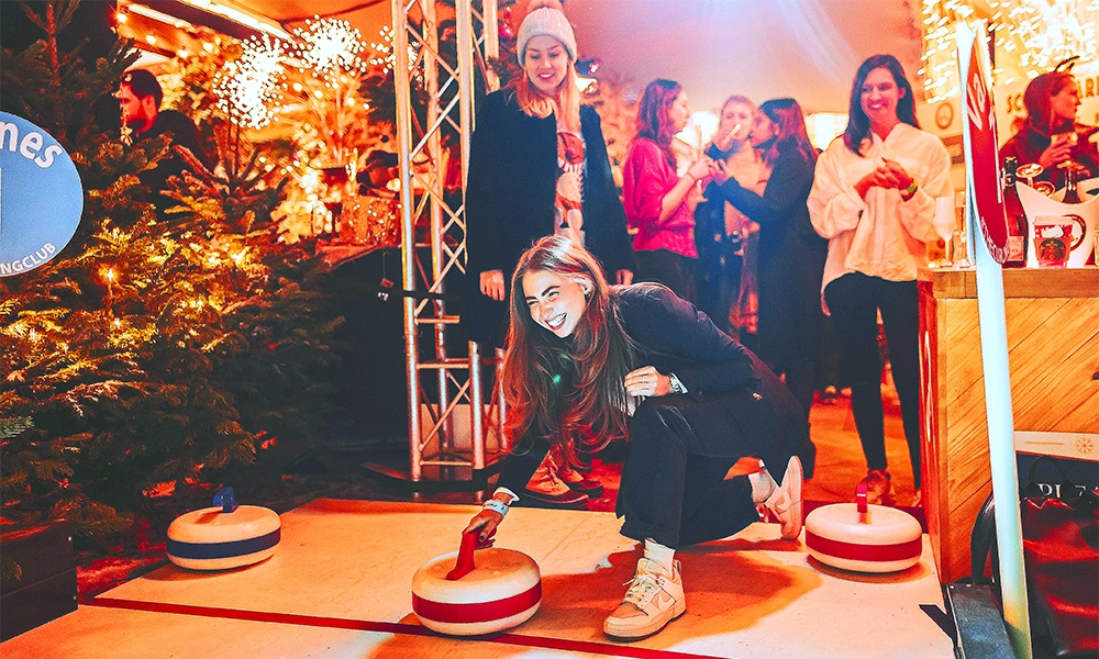 Marceline is hosting The Curling Club on its terraces - image by The Curling Club