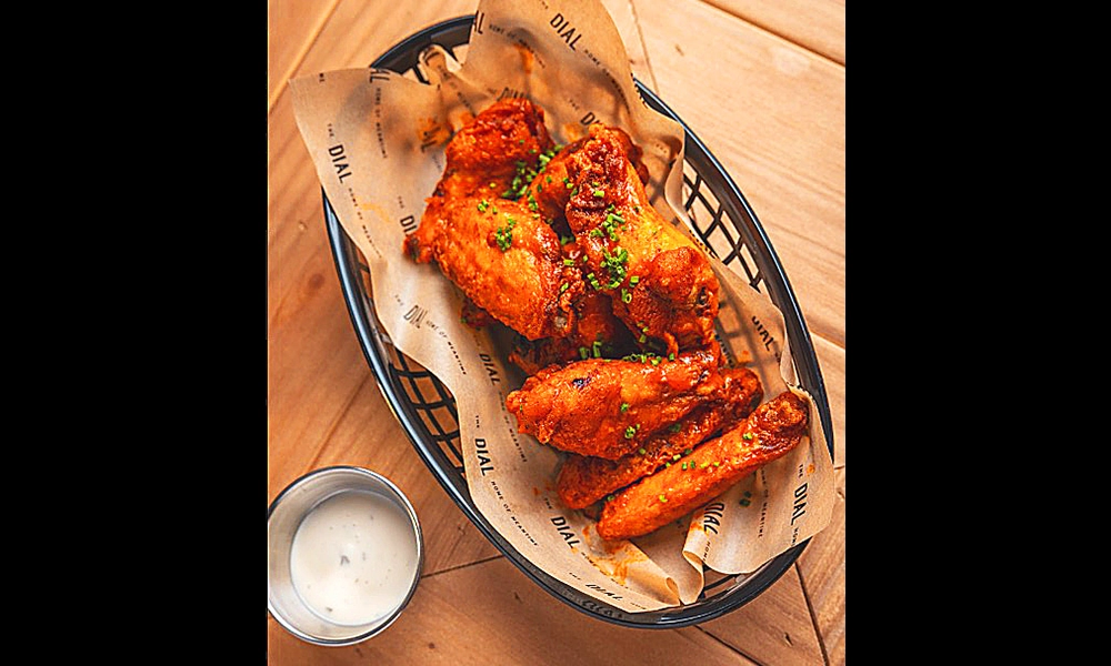 The menu features wings, sandos and burgers - image suppled by KG Hospitality