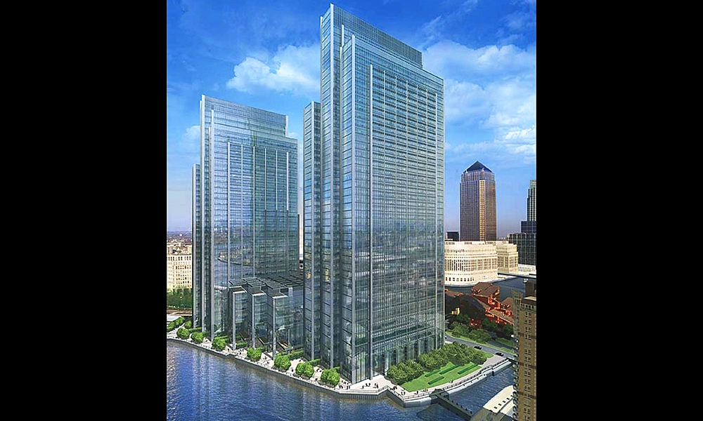 An artist's impression of Richard Rogers Partnership's original scheme for the site - image by RSHP