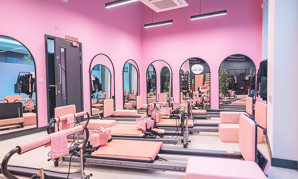 Pink Pilates' studio is located at Royal Wharf in Royal Docks - image supplied by Pink Pilates