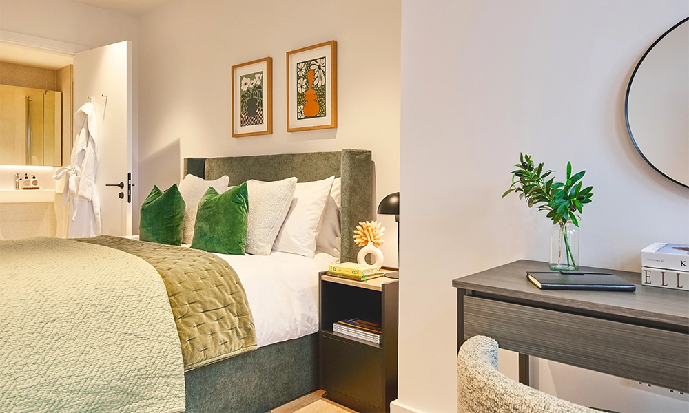 A studio apartment at 50-60 Charter Street - image supplied by Vertus