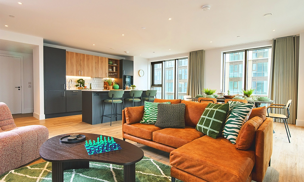 Apartments range in size from studios to three-beds - image supplied by Vertus