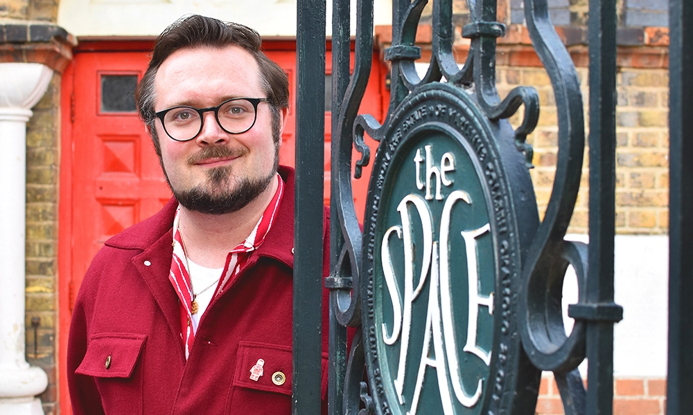 The space's Matthew Jameson - image by Jon Massey / Wharf Life