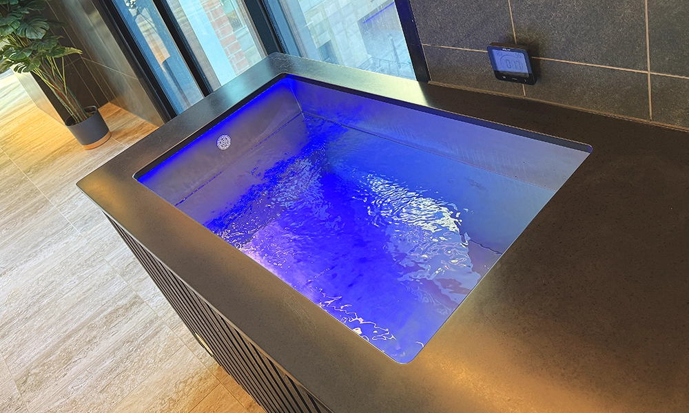 
Ready and waiting, the Brass Monkey cold plunge at the Wood Wharf Club - image by Jon Massey / Wharf Life