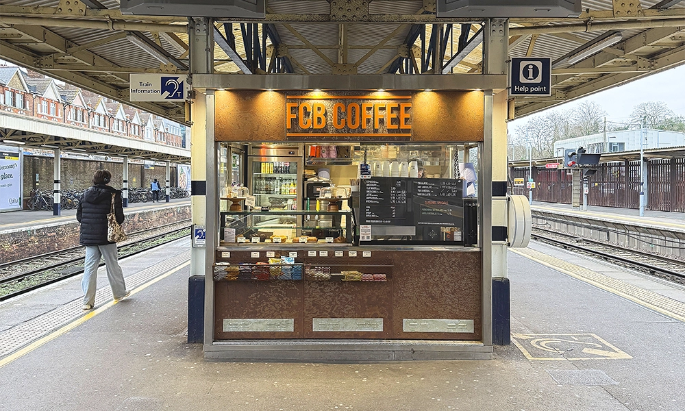 The ideal place to grab a quality coffee at Woking station - image by Jon Massey / Wharf Life