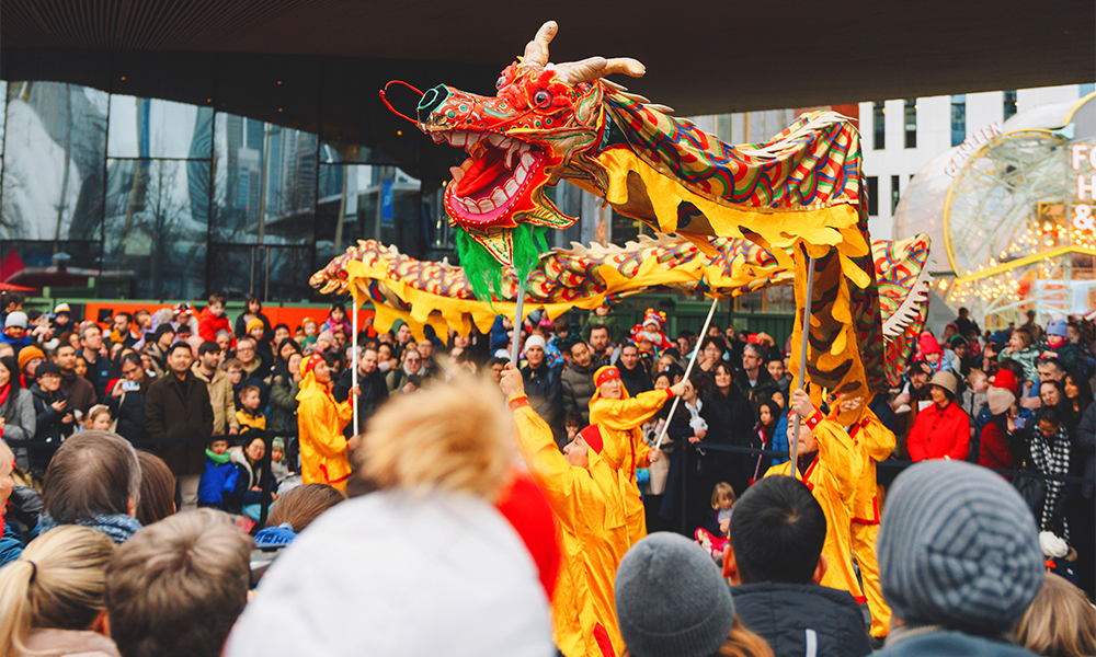 Two Dragon Dances will welcome in the Year Of The Horse as part of the celebrations - image by Kris Humphreys Photography