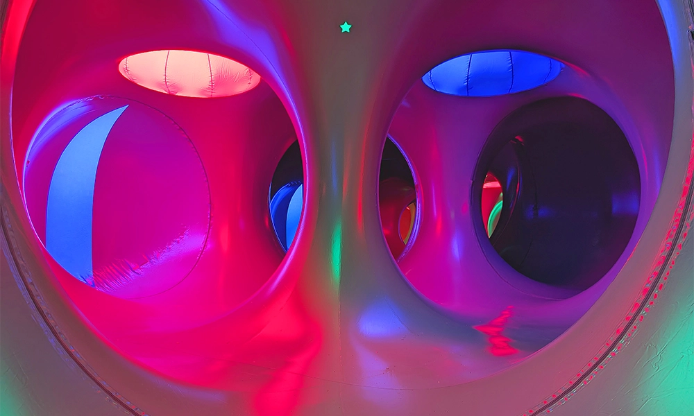 Visitors are invited to step into the interior of a giant inflatable - image supplied by Architects Of Air