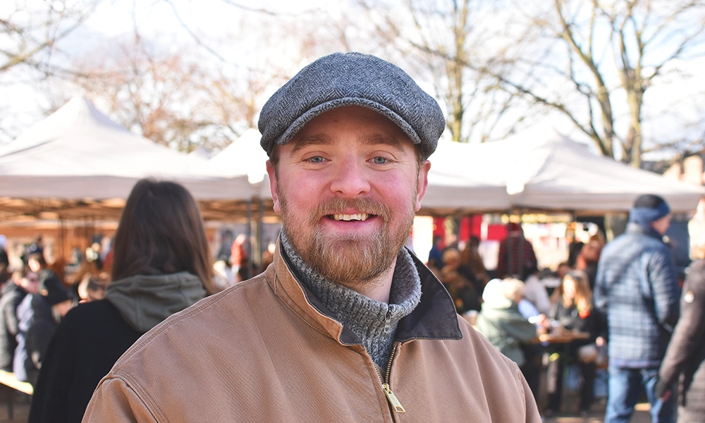 Wapping Docklands Market founder Will Cutteridge - image by Jon Massey / Wharf Life