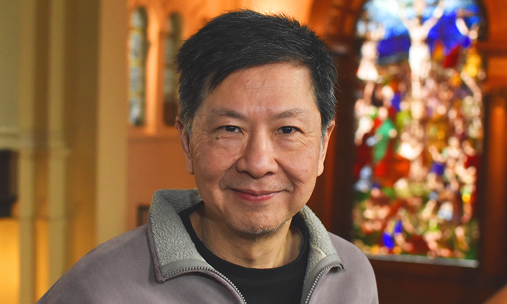 Sculptor and Chines Limehouse co-curator, TienAn Ng - image by Jon Massey / Wharf Life