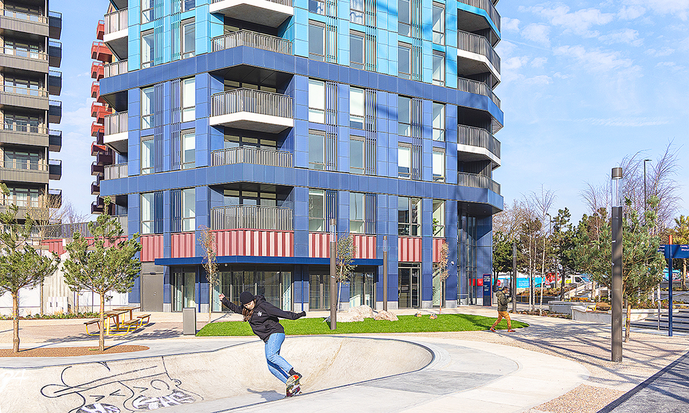 ECF's Cerulean Quarter development is located in Canning Town - image supplied by ECF