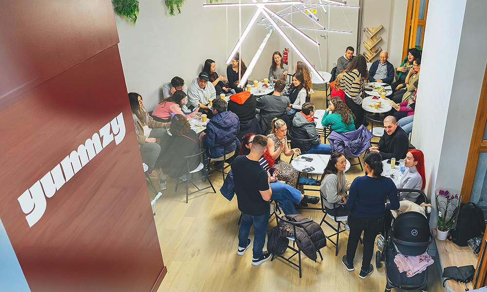 Yummzy is located in Canary Wharf's Cabot Square - image by Yummzy