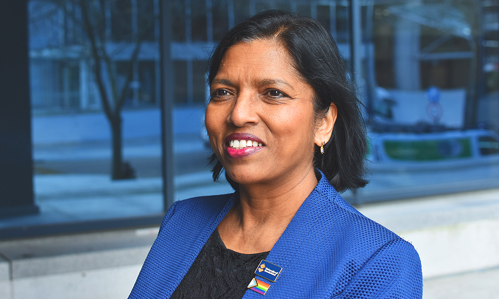 Senior lecturer and programme manager at the University Of Sunderland In London, Madhini Sivasubramanian - image by Jon Massey / Wharf Life