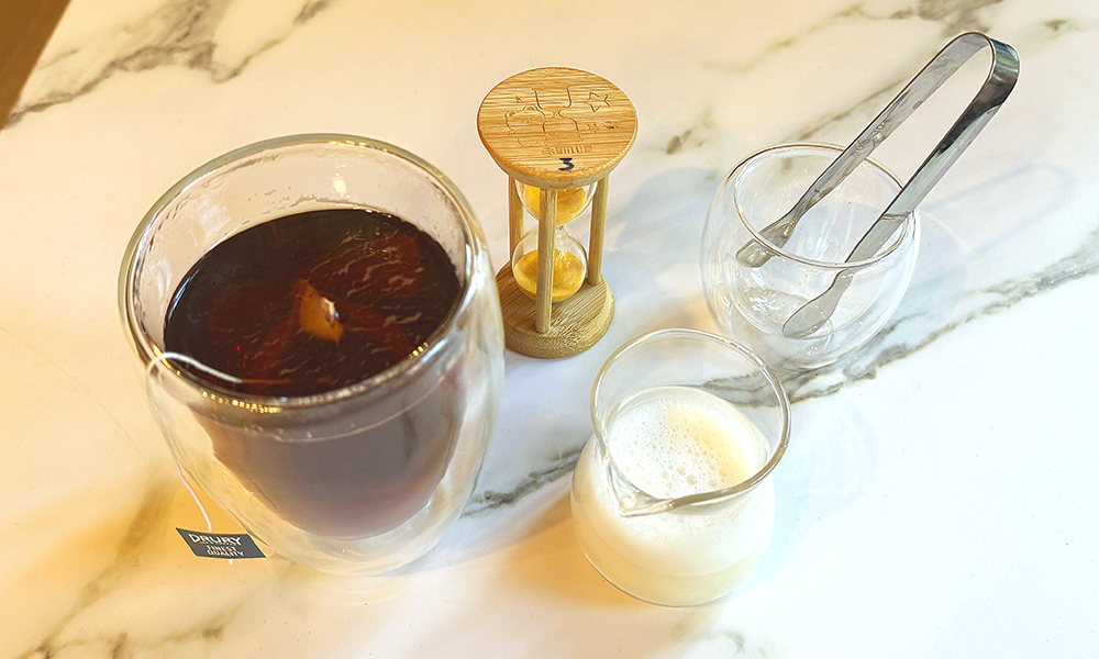 
Thoughtful cuppa: Tea service at Yummzy - image by Jon Massey / Wharf Life