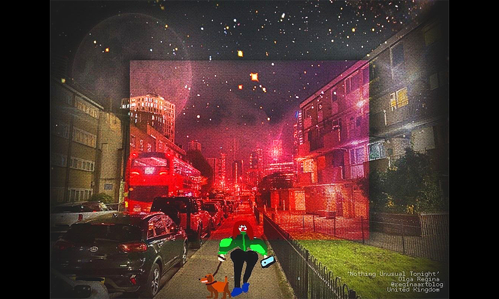 Nothing Unusual Tonight - image by Olga Regina