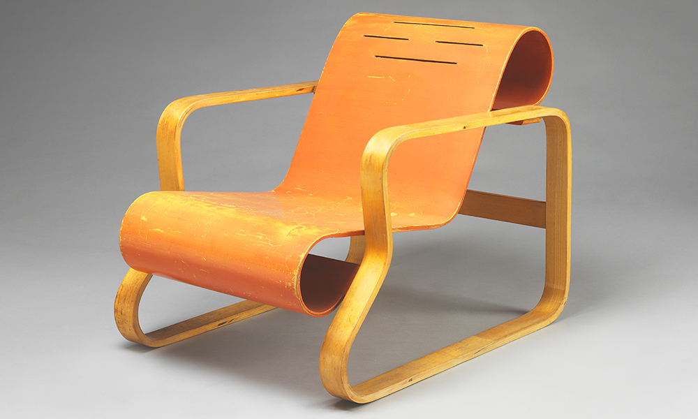 This Paimio armchair by Alvar Aalto was designed for a tuberculosis sanatorium in Finland - image by V&A East Museum