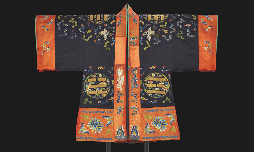 Robes worn by a Daoist priest - image by V&A East Museum