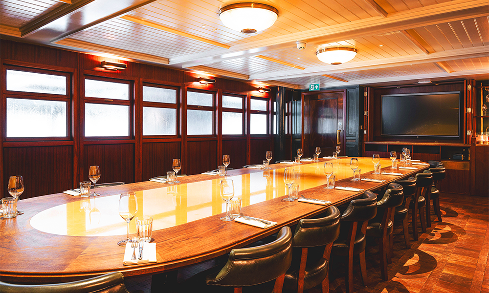 The venue has a private dining room called Queenie Watts - image supplied by Hawksmoor