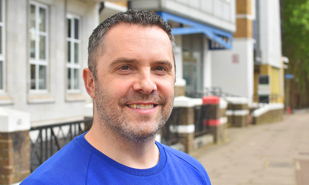 Adult Literacy Trust volunteer Declan Cashin - image by Jon Massey / Wharf Life
