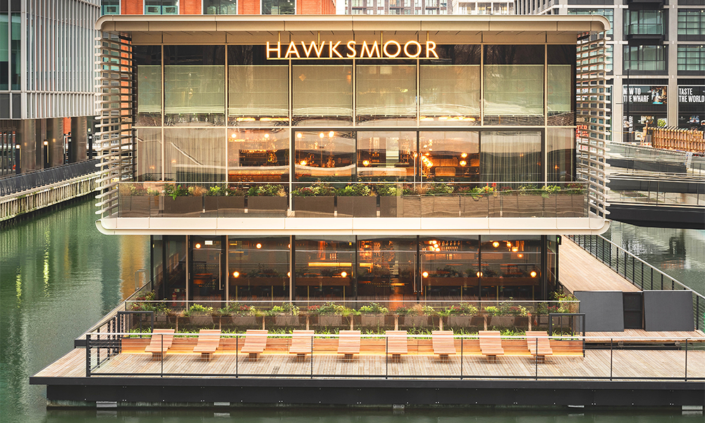 Hawksmoor Wood Wharf is moored off Water Street - image supplied by Hawksmoor