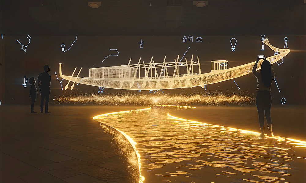 The show takes in Egypt, Rapa Nui, Babylon and more - image supplied by DEM Museums