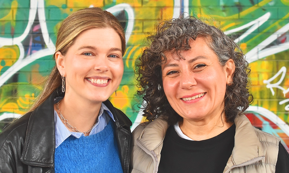Louise Nornes, left, and Nazli Yuceloglu, founders of the Made By Many Collective - image by Jon Massey / Wharf Life