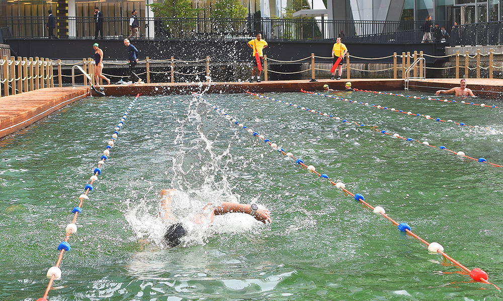 The new facility is already making a splash - image by Jon Massey / Wharf Life
