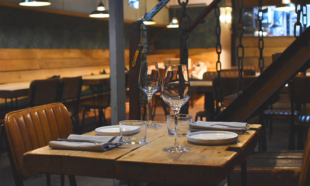 Fine dining is available on board - image by Jon Massey / Wharf Life