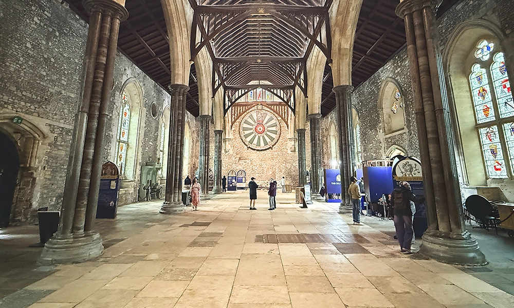 The Great Hall complete with its Arthurian Round Table – image by Jon Massey / Wharf Life 