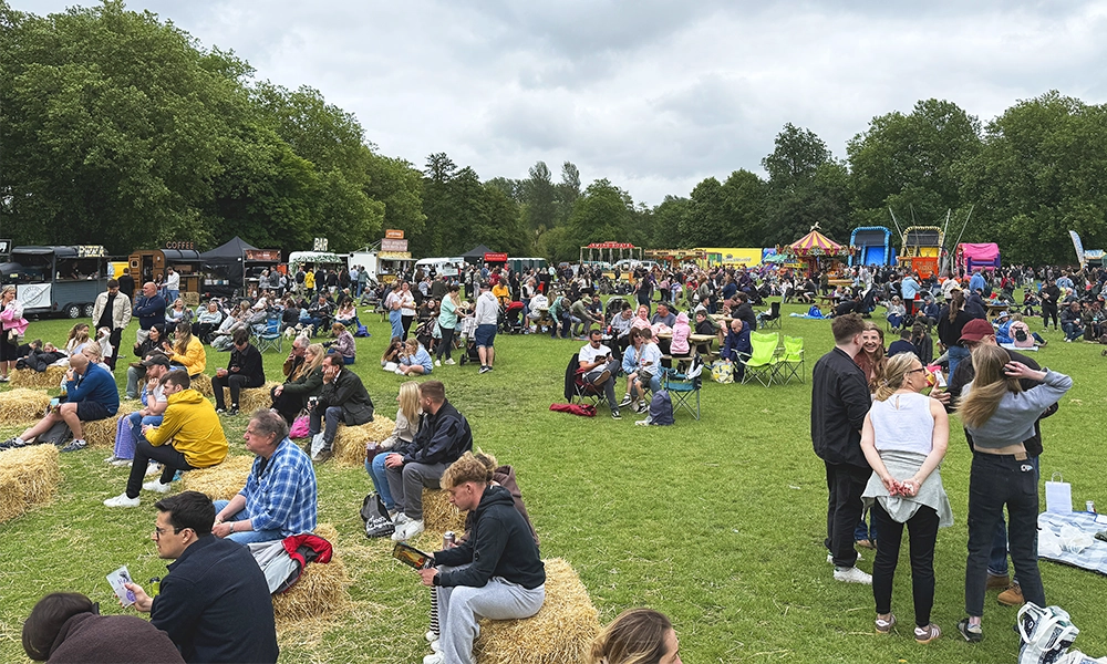 
Crowds gather at the Winchester Chilli And Cheese Festival - image by Jon Massey / Wharf Life