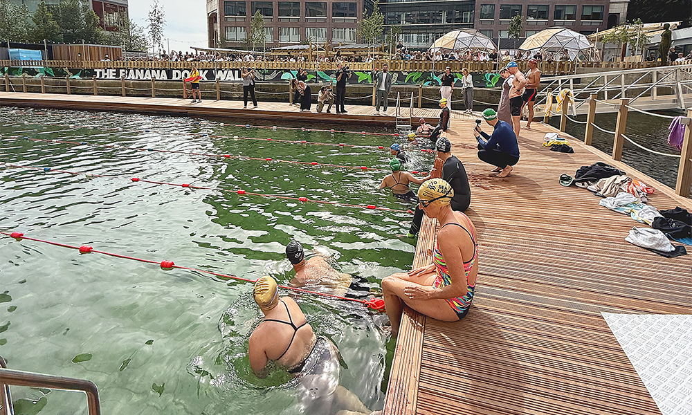 
The facilities include a six-lane floating pool fed by Eden Dock - image by Jon Massey / Wharf Life