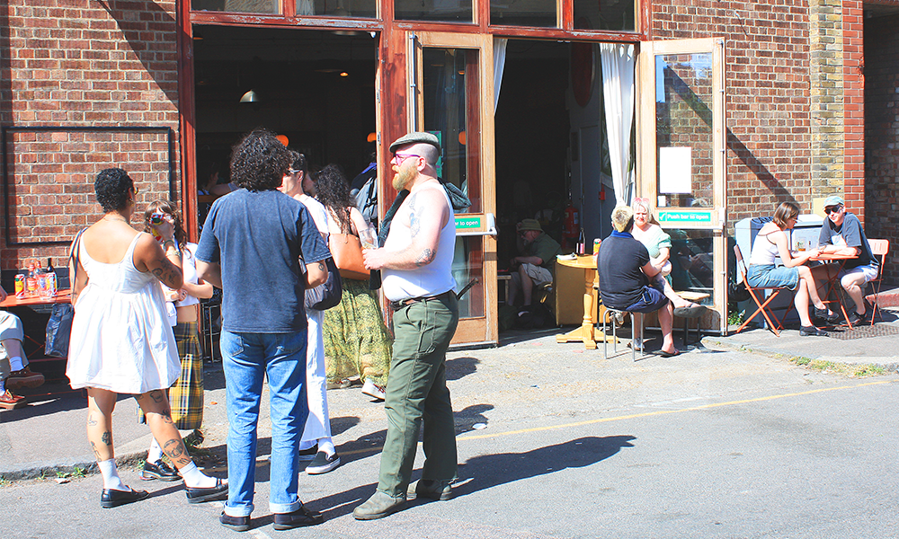 Patrons enjoy drinks outside Little Yak in Deptford - image supplied by Little Yak