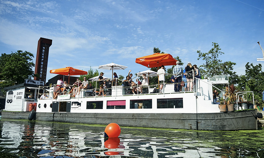 The Milk Float has joined the Barge East fleet - image by Barge East