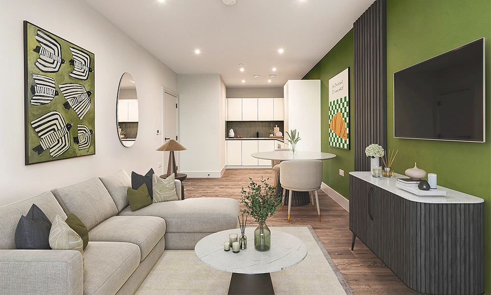 A show home interior at Waterside in Peabody's Southmere scheme - image supplied by Peabody New Homes