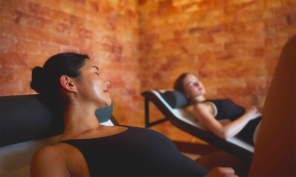 The salt room offer a space to relax - image supplied by Berkeley Capital