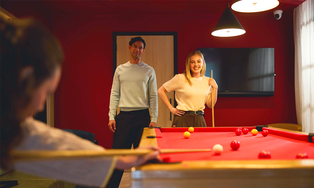 The development now has a fully equipped games room - image supplied by Berkeley Capital